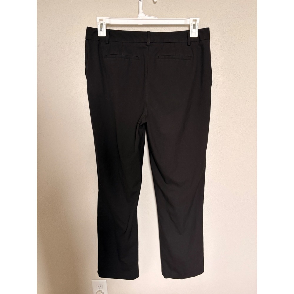 Jones New York Black Straight Leg Dress Pants Womens 10 Professional Trousers - Picture 3 of 5